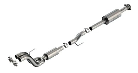 Borla 21-23 Ford Tremor 3.5L V6 AT 4WD 4DR CC SB 3in S-Type Mid-Section thumbnail 3