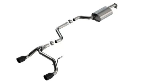 Borla 18-23 Suzuki Jimny 1.4L AT/MT 4WD 2DR 2in S-Type Catback Exhaust - Black Chrome Tips thumbnail 3