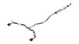 Borla 2023 Integra/22-23 Civic Si 1.5L 4 CYL. MT FWD 4DR 2.50in S-Type Catback Exhaust Carbon Fiber thumbnail 2