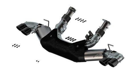 Borla 20-24 Chevy Corvette 6.2L V8 AT w/o NPP 3in S-Type Catback Exhaust - Black Chrome Tips thumbnail 1