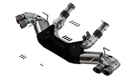 Borla 20-24 Chevy Corvette 6.2L V8 AT w/o NPP 3in S-Type Catback Exhaust - Carbon Fiber Tips thumbnail 2