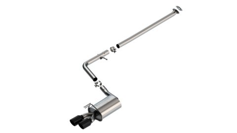 Borla 21-23 Hyundai Sonata SEL Plus/Limited 1.6L L4 (T) FWD S-Type Cat-Back Exhaust - Black Chrome thumbnail 2