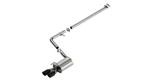 Borla 21-23 Hyundai Sonata SEL Plus/Limited 1.6L L4 (T) FWD S-Type Cat-Back Exhaust - Black Chrome thumbnail 3