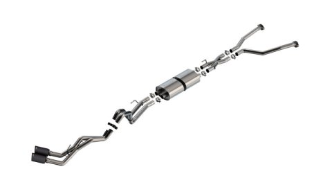 Borla 22-24 Toyota Tundra 3.4L V6 (Inc. Hyb.) Ext. Cab/STD Bed/145.7in WB S-Type Cat-Back - Carbon thumbnail 4