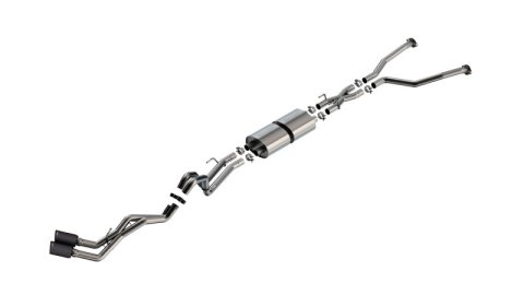 Borla 22-24 Toyota Tundra 3.4L V6 (Inc. Hyb.) Ext. Cab/STD Bed/145.7in WB S-Type Cat-Back - Carbon thumbnail 5