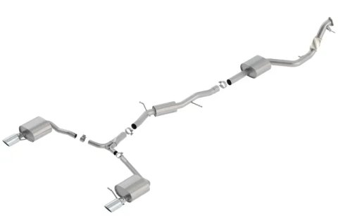 Borla 17-19 A4 Quattro Avant/Allroad 2.0L i4 AT/MT Awd 4DR S-Type Catback thumbnail 6
