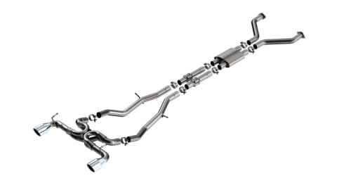Borla 23-24 Nissan Z 2.5in ATAK Cat Back Exhaust 4.5in Tip - Stainless Steel thumbnail 1