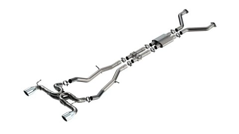 Borla 23-24 Nissan Z 2.5in ATAK Cat Back Exhaust 4.5in Tip - Stainless Steel thumbnail 2