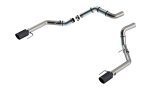 Borla 21-23 Ford Raptor 3in Tail Pipe Kit 4.5in Tip - Carbon Fiber Black Anodized thumbnail 1