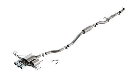 Borla 2023 Honda Civic Type R MT ATAK Catback Exhaust w/ 4in Tips thumbnail 3