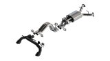 Borla 22-24 Ford Bronco Raptor V6 Turbo AT 2WD / 4WD ATAK Catback Exhaust w/ 4in Black Coated Tips thumbnail 1