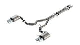 Borla 2024 Ford Mustang GT 5.0L V8 3 in S-Type Catback Non-Active Exhaust- Chrome Quad Tip thumbnail 4