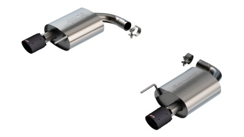 Borla 2024 Ford Mustang GT 5.0L V8 w/o Active Exhaust S-Type Axle-Back Exhaust System - Carbon Fiber thumbnail 1