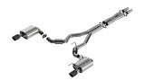 Borla 2024 Ford Mustang GT 5.0L V8 w/o Active Exhaust S-Type Cat-Back Exhaust System - Carbon Fiber thumbnail 2