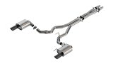 Borla 2024 Ford Mustang GT 5.0L V8 w/o Active Exhaust ATAK Cat-Back Exhaust System - Black Chrome thumbnail 4