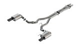 Borla 2024 Ford Mustang GT 5.0L V8 w/o Active Exhaust ATAK Cat-Back Exhaust System - Black Chrome thumbnail 5