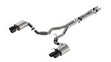 Borla 2024 Ford Mustang GT 5.0L V8 w/ Active Exhaust S-Type Cat-Back Exhaust System - Carbon Fiber thumbnail 2