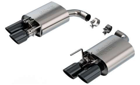 Borla 2024 Ford Mustang GT 5.0L V8 w/ Active Exhaust S-Type Axle-Back Exhaust System - Black Chrome thumbnail 2