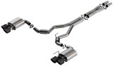 Borla 2024 Ford Mustang Dark Horse 5.0L V8 w/Active Exhaust S-Type Cat-Back Exhaust System - CF Tips thumbnail 1