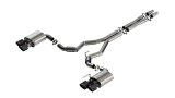 Borla 2024 Ford Mustang Dark Horse 5.0L V8 w/Active Exhaust S-Type Cat-Back Exhaust System - CF Tips thumbnail 2