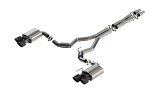 Borla 2024 Ford Mustang Dark Horse 5.0L V8 w/Active Exhaust S-Type Cat-Back Exhaust System - CF Tips thumbnail 3