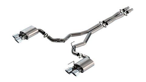 Borla 2024 Ford Mustang Dark Horse 5.0L V8 w/ Active Exhaust ATAK Cat-Back Exhaust System thumbnail 1