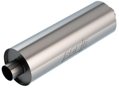 Borla Specialty Muffler 3in Center In/Out 7.75in Dia. 24in Body 29in OAL Touring Un-Notched thumbnail 1