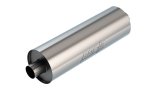 Borla Specialty Muffler 2.75in Center In/Out 7.75in Dia. 24in Body 29in OAL Touring Un-Notched thumbnail 1