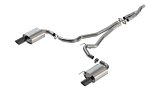 Borla 2024 Ford Mustang 2.3L Ecoboost 2.50 S-TYPE Black Chrome Catback Exhaust - Non-Active thumbnail 2