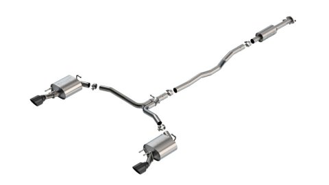 Borla 20-24 Toyota Camry TRD 3.5L V6 FWD S-Type Cat-back - Black Chrome thumbnail 1