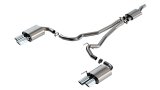 Borla 2024 Ford Mustang Ecoboost 2.3L Cat-Back Exhaust System S-Type w/ Quad Tip - Non-Active thumbnail 2