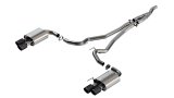 Borla 2024 Ford Mustang 2.3L Ecoboost ATAK Catback Exhaust CF BA w/ Quad Tips - Non-Active thumbnail 2