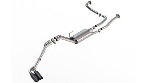 Borla 22-24 Nissan Frontier S-Type Cat Back System - Black Chrome thumbnail 2