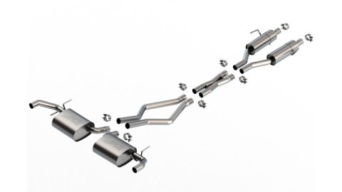 Borla 22-24 Jeep Grand Cherokee Overland Summit V6 2WD & 4WD S-TYPE Cat-Back Exhaust thumbnail 2