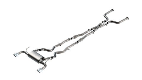 Borla 16-24 Infinity Q50 (Auto V6) S Type Cat Back - Chrome Tip thumbnail 2
