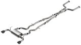 Borla 16-24 Infinity Q50 (Auto V6) S Type Cat Back - Black Chrome Tip thumbnail 1
