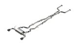 Borla 16-24 Infinity Q50 (Auto V6) S Type Cat Back - Black Chrome Tip thumbnail 2