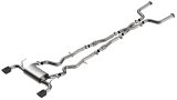 Borla 16-24 Infinity Q50 (Auto V6) S Type Cat Back - Carbon Fiber Black Anodized Tip thumbnail 1