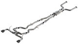 Borla 16-24 Infinity Q50 (Auto V6) ATAK Cat Back - 4.5in Black Chrome Tip thumbnail 1