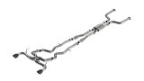 Borla 16-24 Infinity Q50 (Auto V6) ATAK Cat Back - 4.5in Black Chrome Tip thumbnail 2