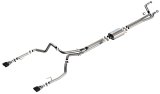 Borla 24-25 Chevy Silverado 1500 (6.2L V8) S-Type Cat Back - 3.5in Black Chrome Tips thumbnail 1