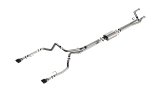 Borla 24-25 Chevy Silverado 1500 (6.2L V8) S-Type Cat Back - 3.5in Black Chrome Tips thumbnail 2
