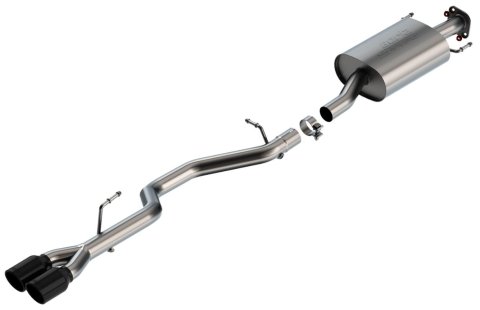 Borla 21-22 Toyota Highlander XSE V6 S-Type Axle-Back - Black Chrome thumbnail 1