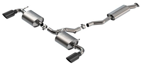 Borla 19-25 Toyota RAV4 (excl. Hybrid) 2.25 S-Type Cat Back Exhaust - Black Chrome thumbnail 3