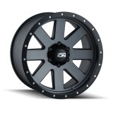 ION Type 134 18x10 / 5x139.7 BP / -19mm Offset / 108mm Hub Matte Gunmetal/Black Beadlock Wheel thumbnail 2