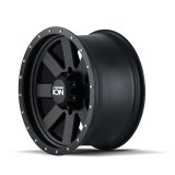 ION Type 134 18x10 / 5x139.7 BP / -19mm Offset / 108mm Hub Matte Gunmetal/Black Beadlock Wheel thumbnail 4