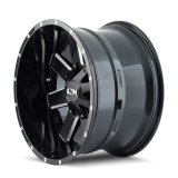 ION Type 141 20x9 / 6x120 BP / 18mm Offset / 78.1mm Hub Gloss Black Milled Wheel thumbnail 1