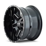 ION Type 141 20x9 / 5x150 BP / 0mm Offset / 110mm Hub Gloss Black Milled Wheel thumbnail 6