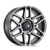 ION Type 146 20x9 / 6x139.7 BP / 0mm Offset / 106mm Hub Matte Black W/Machined Dart Tint Wheel thumbnail 4