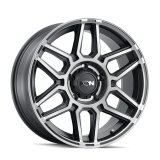 ION Type 146 20x9 / 6x139.7 BP / 18mm Offset / 106mm Hub Matte Black W/Machined Dart Tint Wheel thumbnail 2